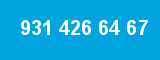 931 426 64 67 931 426 64 67